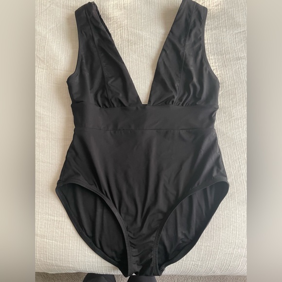 Angie Mykonos Plunge One-Piece Swimsuit - Picture 5 of 7